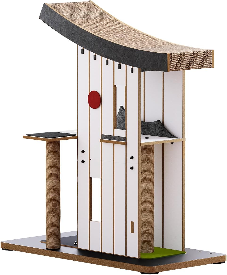 ☆新品☆ウッドワン サークルキャット 3段タイプ ハンモック付き【猫用